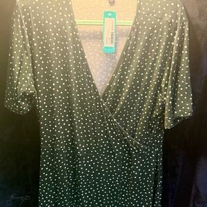 41 Hawthorn Green Polka Dot Dress